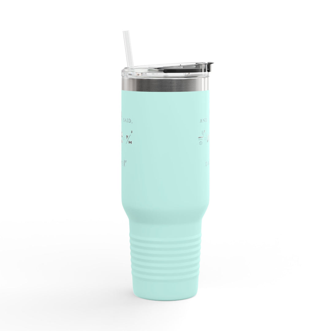 House of Dappierre Everyday Collection Insulated Travel Mug, 40oz, Perfect Gift for Coffee Lovers, Wedding Favors, Road Trips
