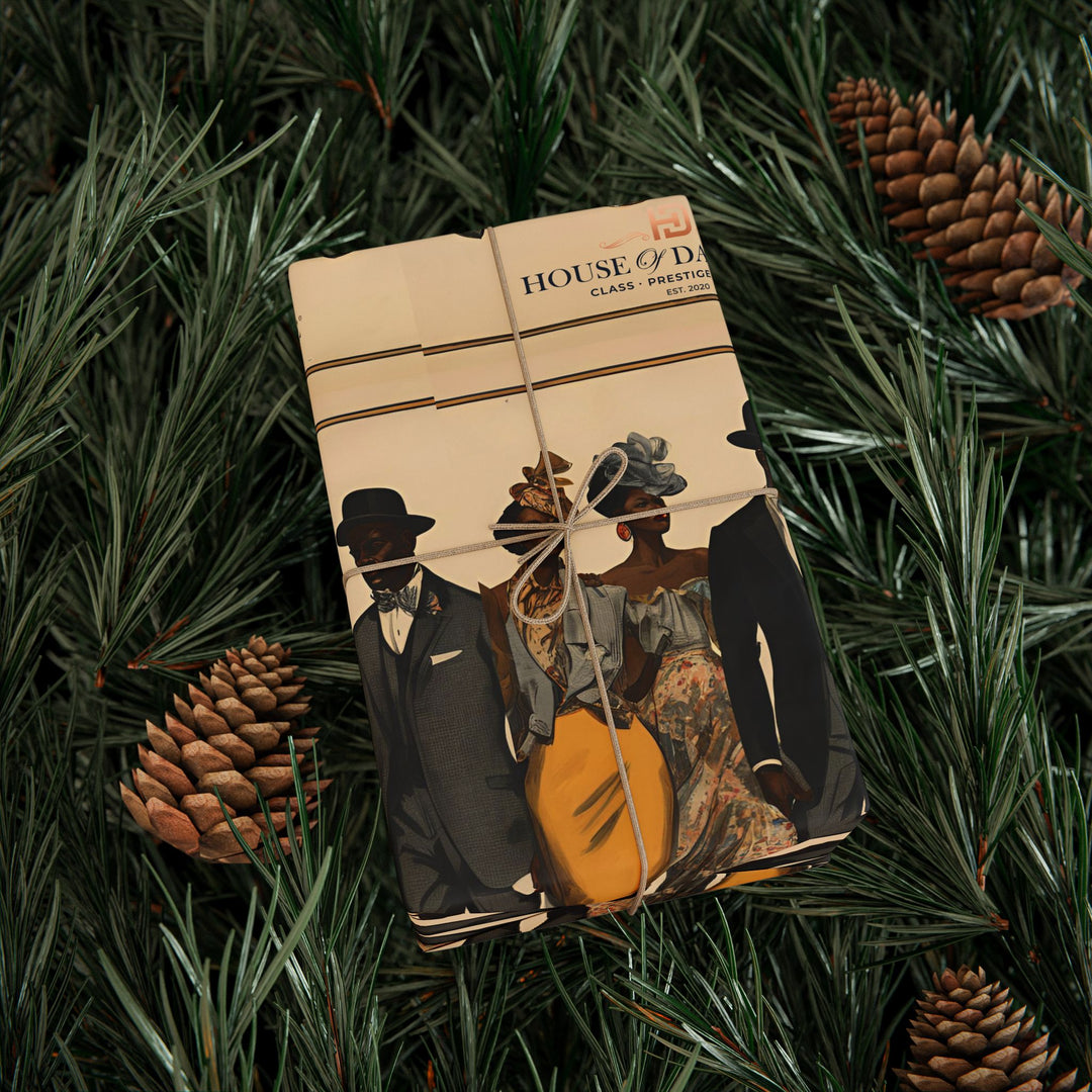 House of Dappierre EVERYDAY Abstract Marbled Gift Wrap