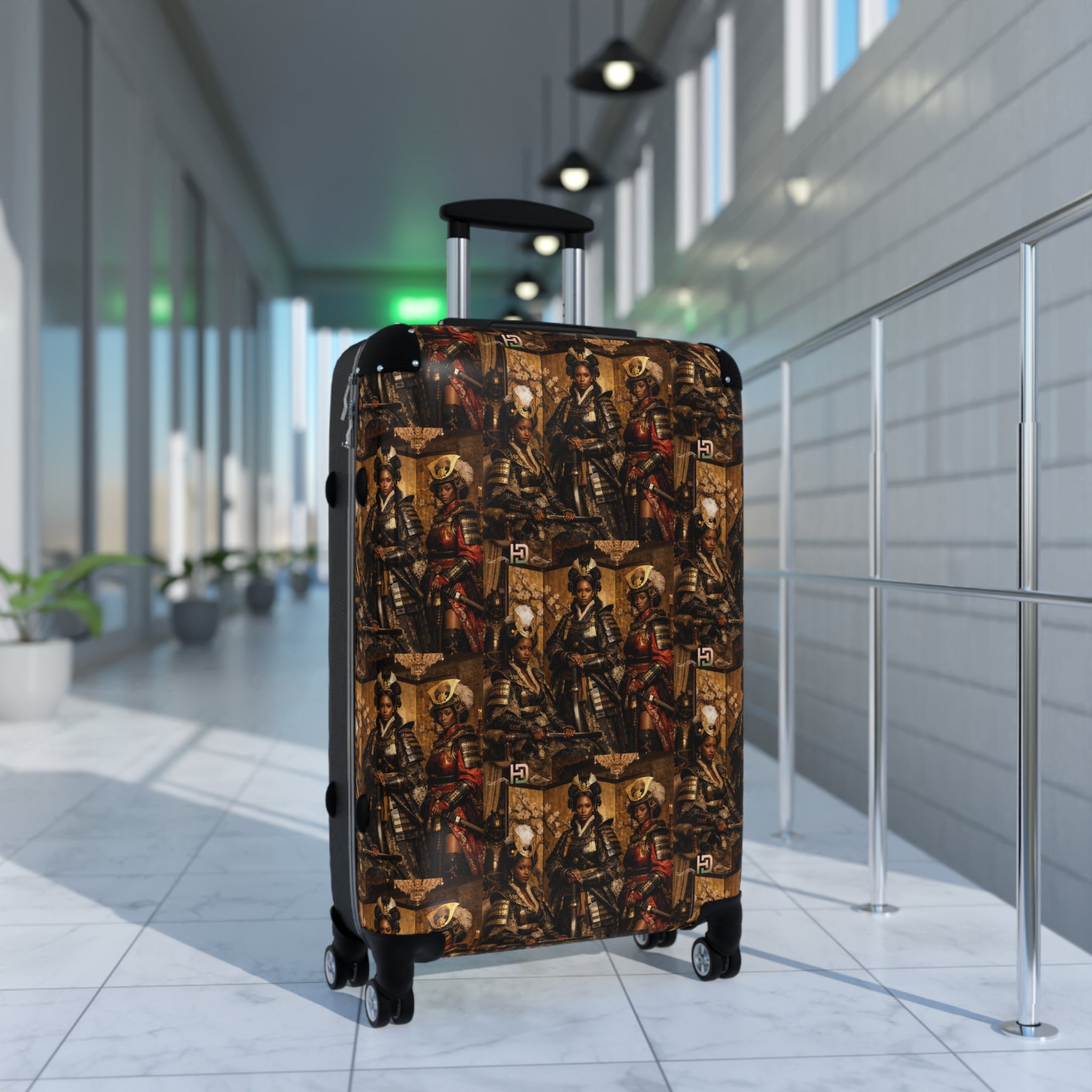 House of Dappierre EVERYDAY Collection Black Samurai Suitcase