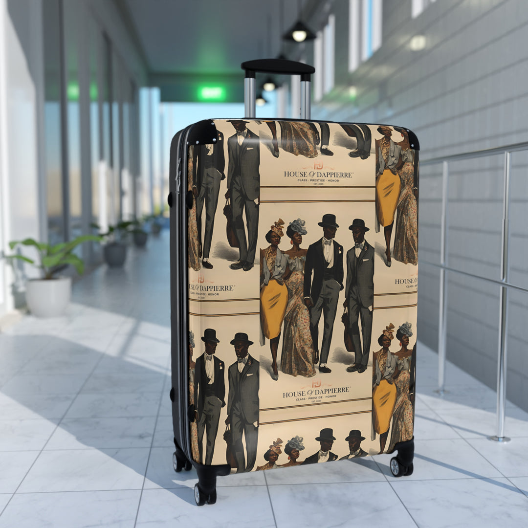 House of Dappierre EVERYDAY Collection Vintage-Inspired Travel Suitcase with Historical Design Volume II