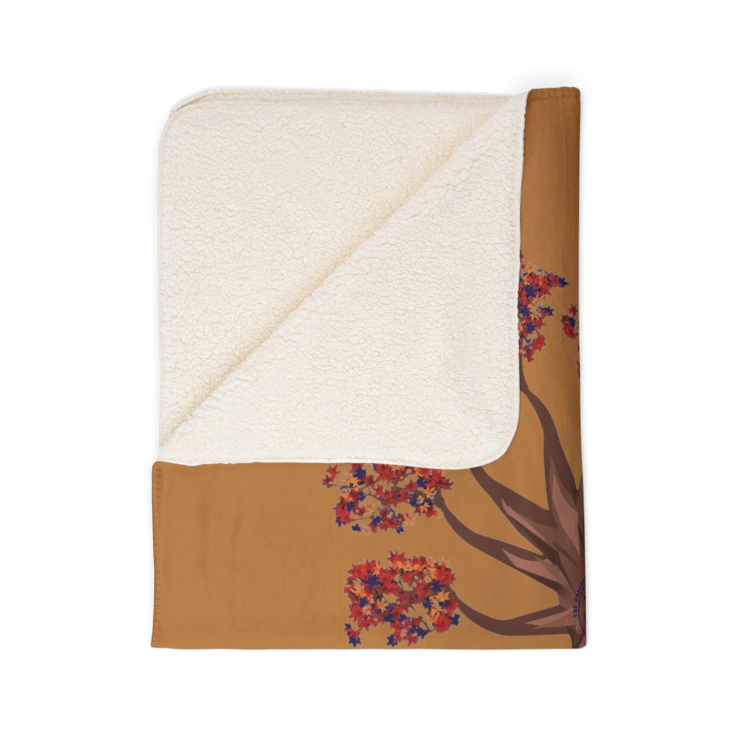 House of Dappierre HTG Tree Sherpa Blanket
