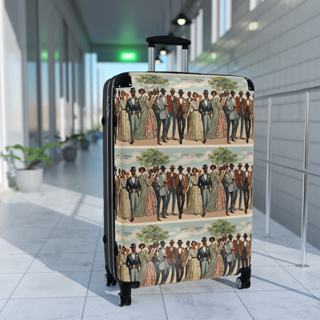 House of Dappierre EVERYDAY Collection Vintage-Inspired Travel Suitcase with Historical Design