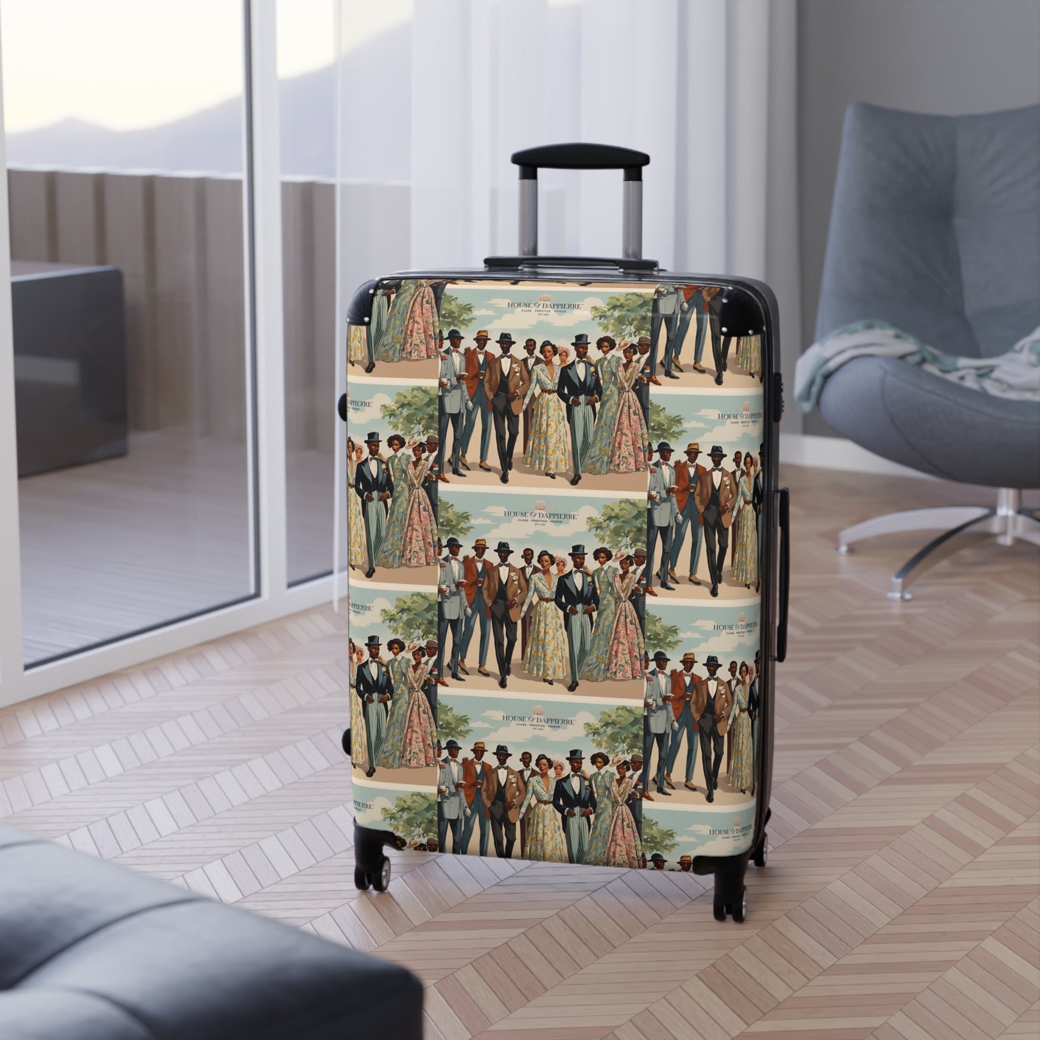 House of Dappierre EVERYDAY Collection Vintage Coffee Suitcase