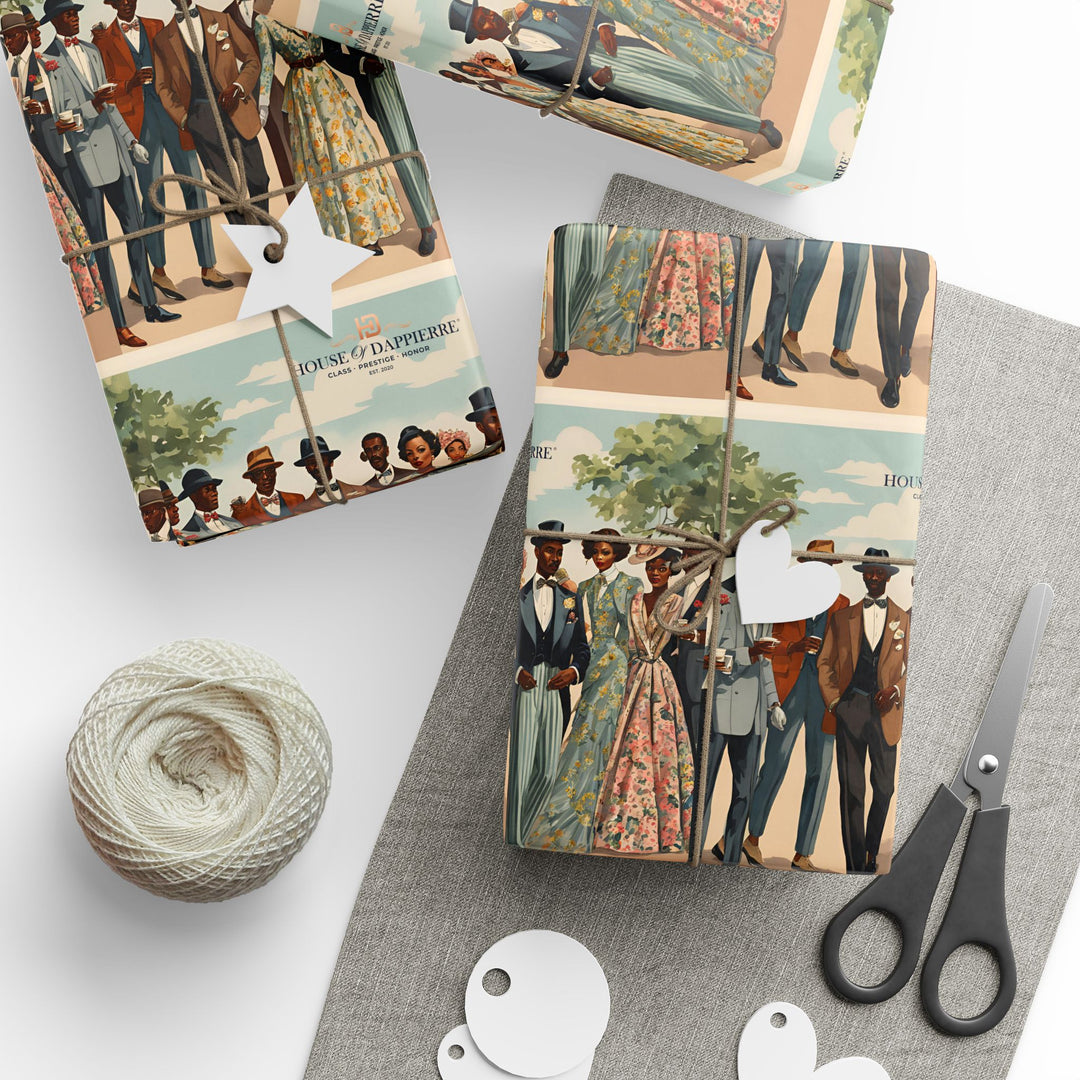 House of Dappierre EVERYDAY Retro Floral Dress Gift Wrap