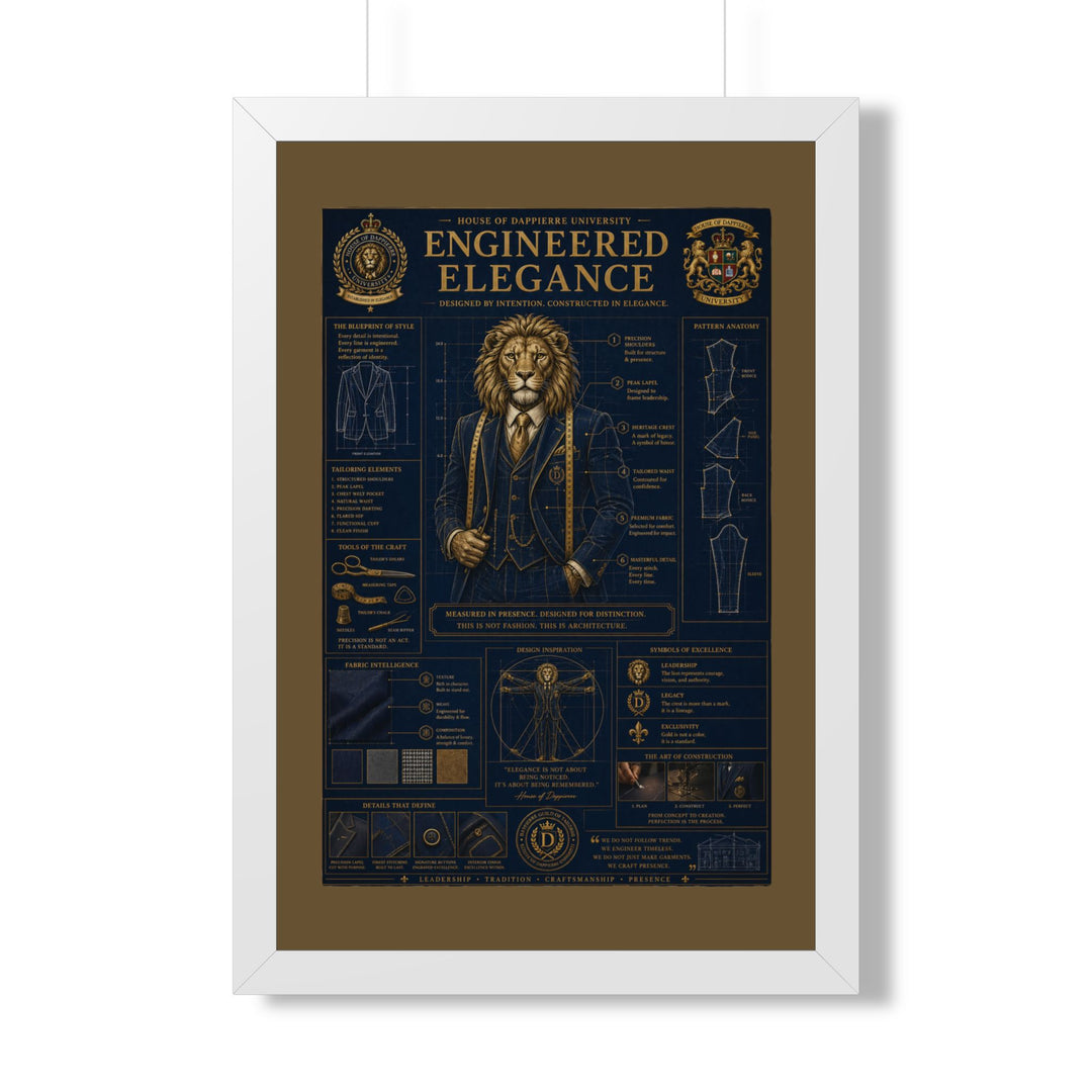 House of Dappierre University Lion Gentleman's Tailoring Blueprint