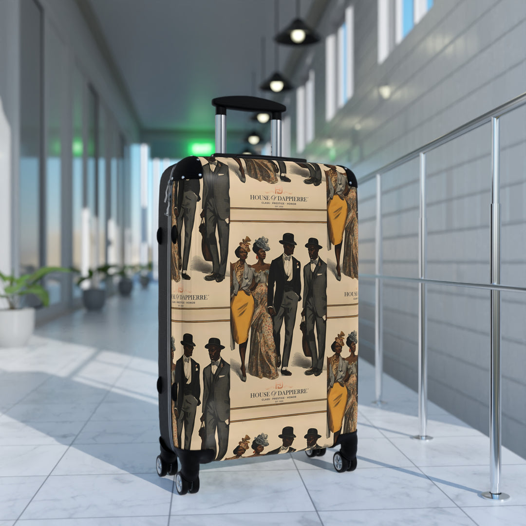 House of Dappierre EVERYDAY Collection Vintage-Inspired Travel Suitcase with Historical Design Volume II