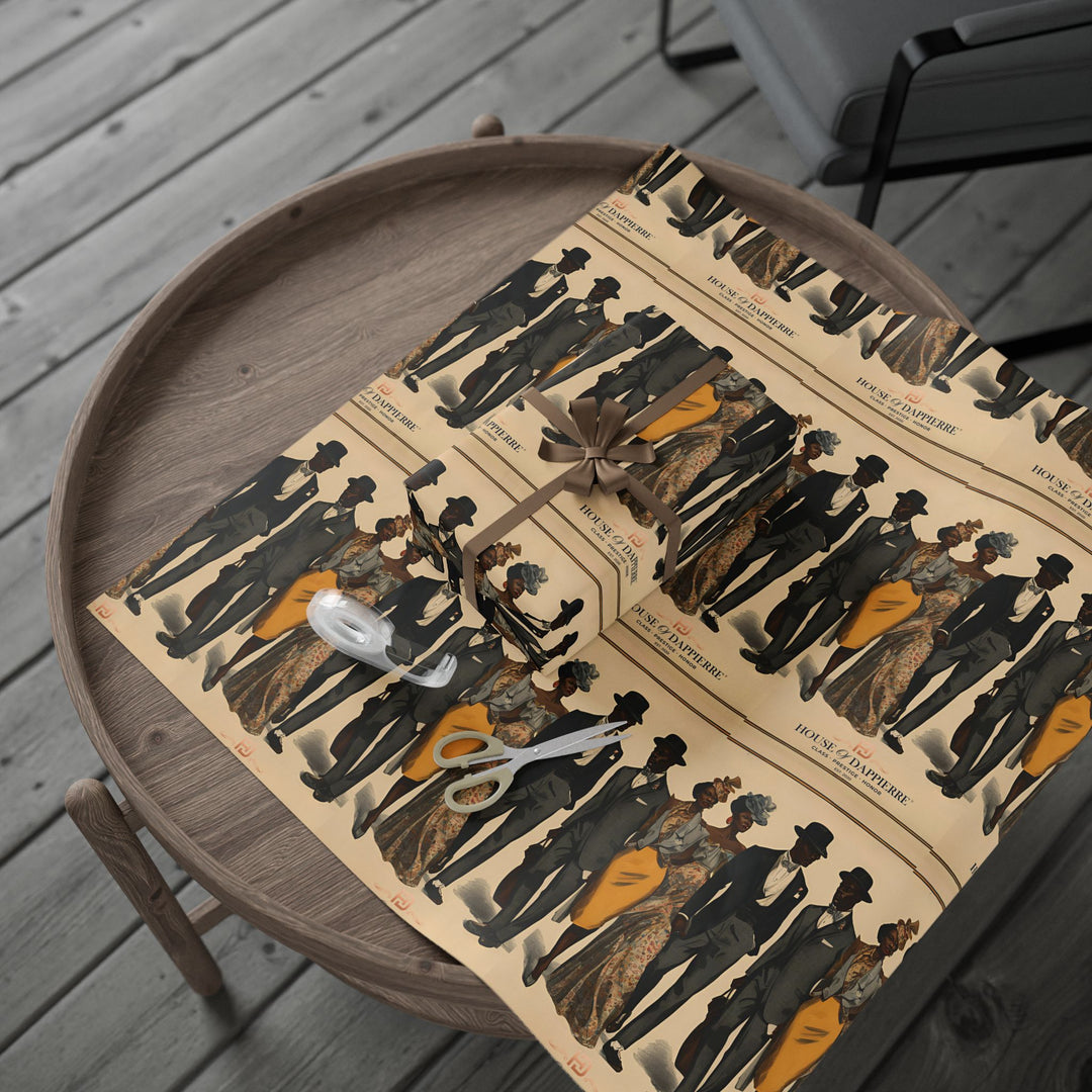 House of Dappierre EVERYDAY Abstract Marbled Gift Wrap