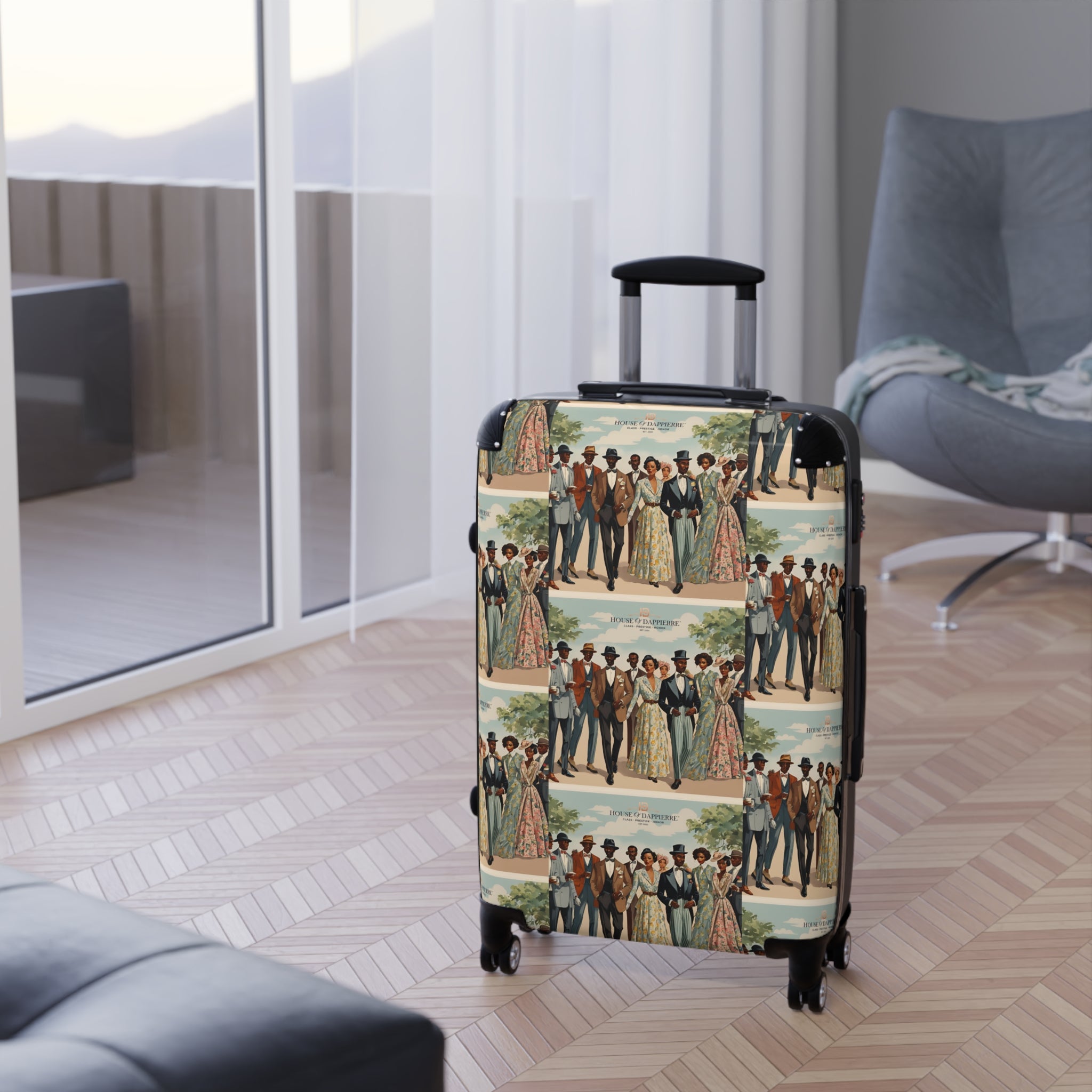 House of Dappierre EVERYDAY Collection Vintage Coffee Suitcase