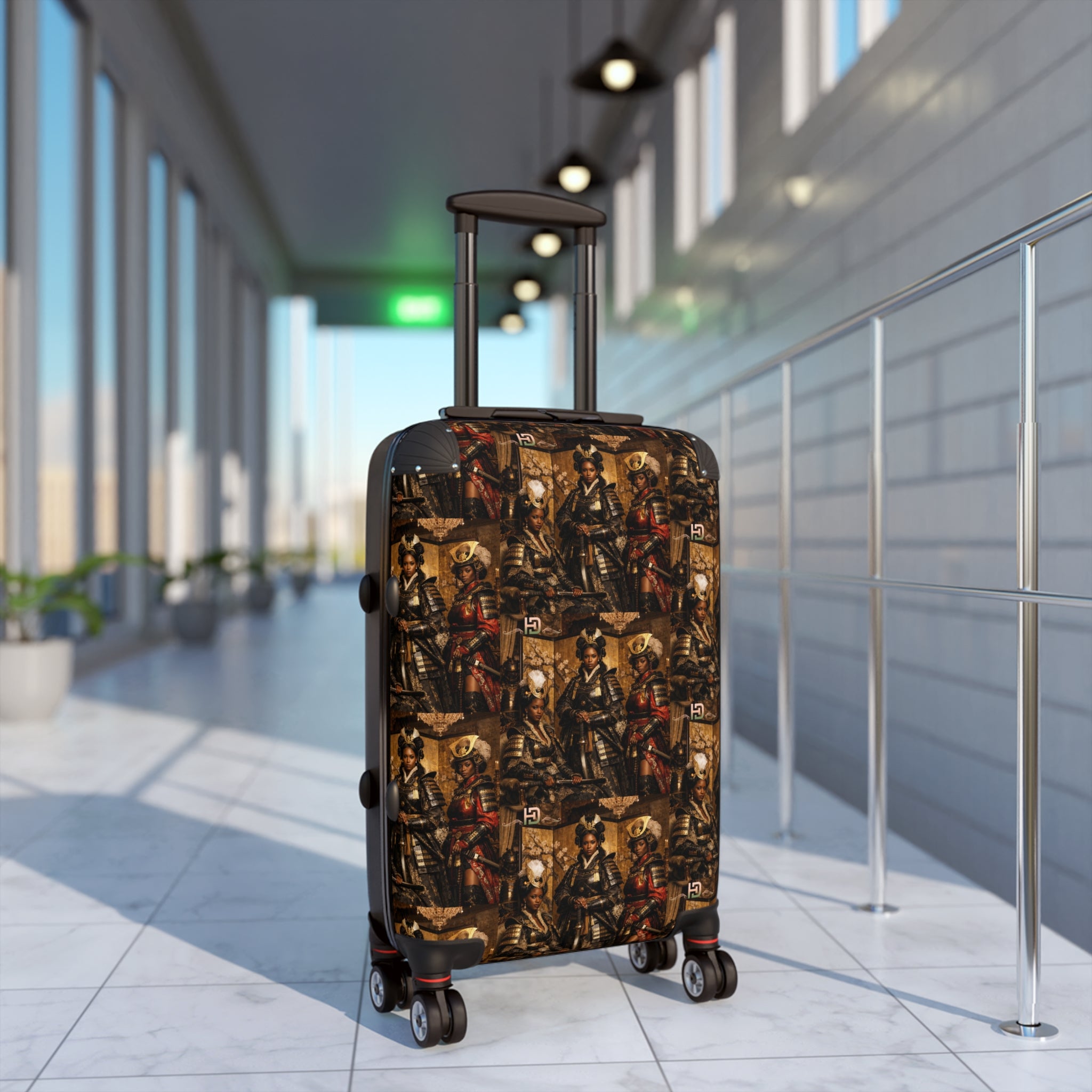 House of Dappierre EVERYDAY Collection Black Samurai Suitcase