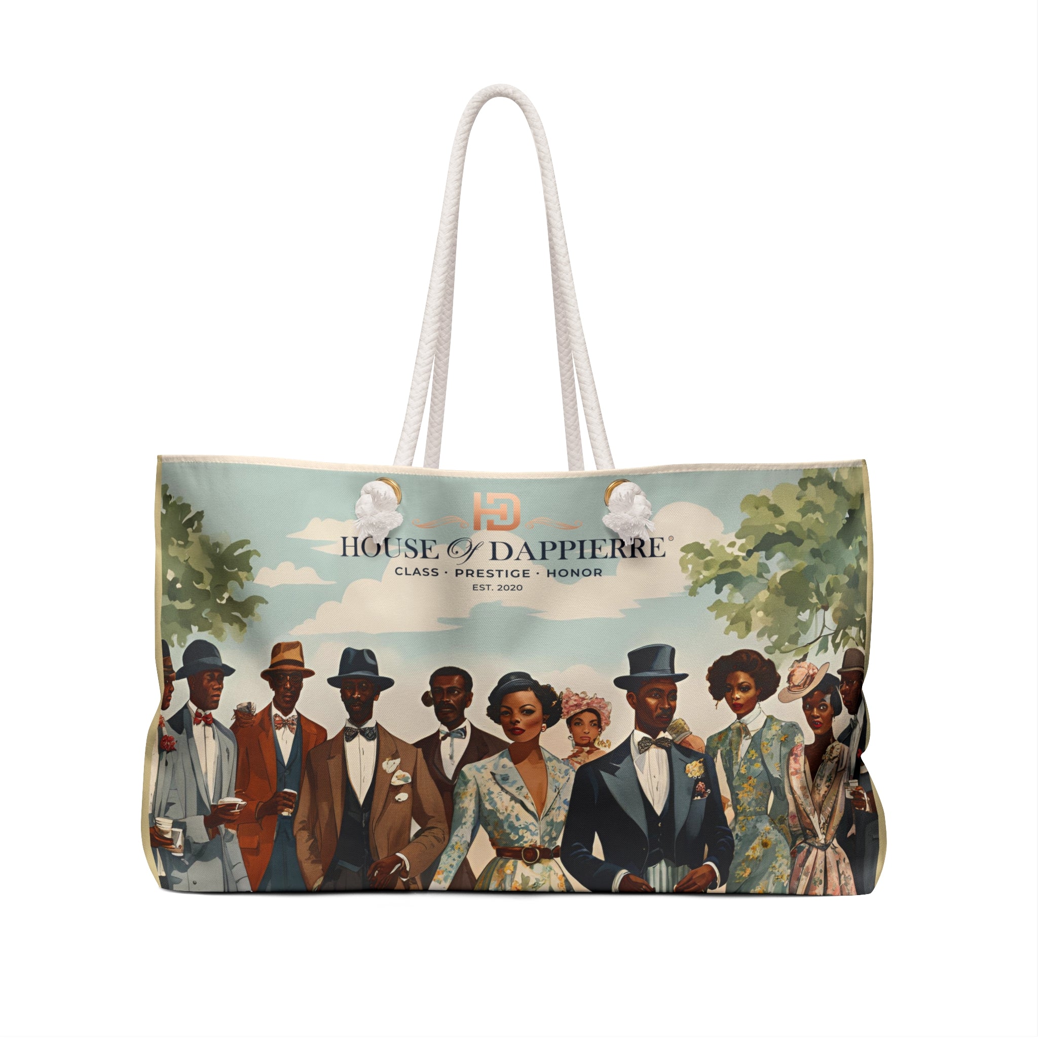 House of Dapierre Melanin Vintage Weekender Bag