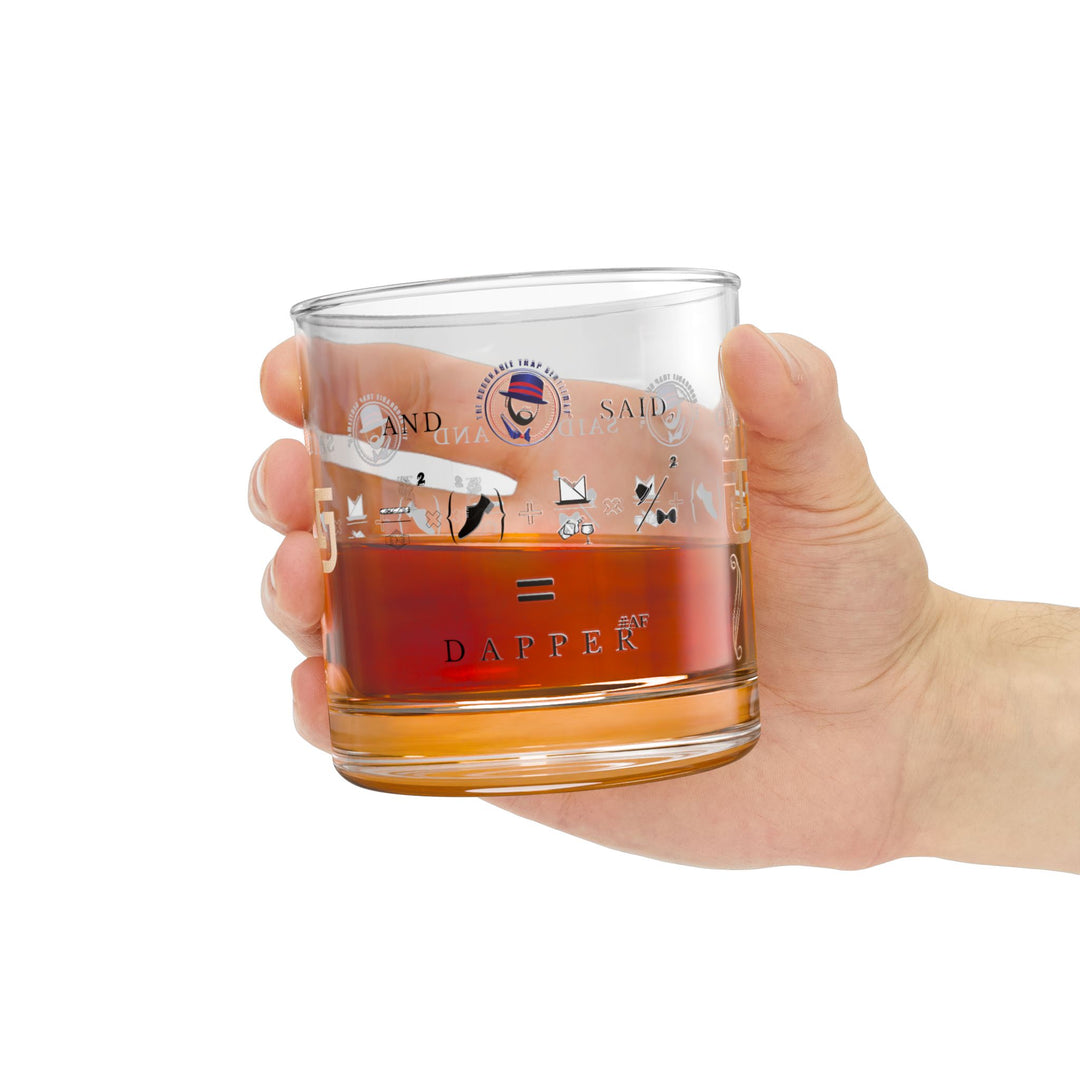 House of Dappierre EVERYDAY Collection Dapper Rocks Glass | 10oz | Perfect Gift for Whiskey Lovers