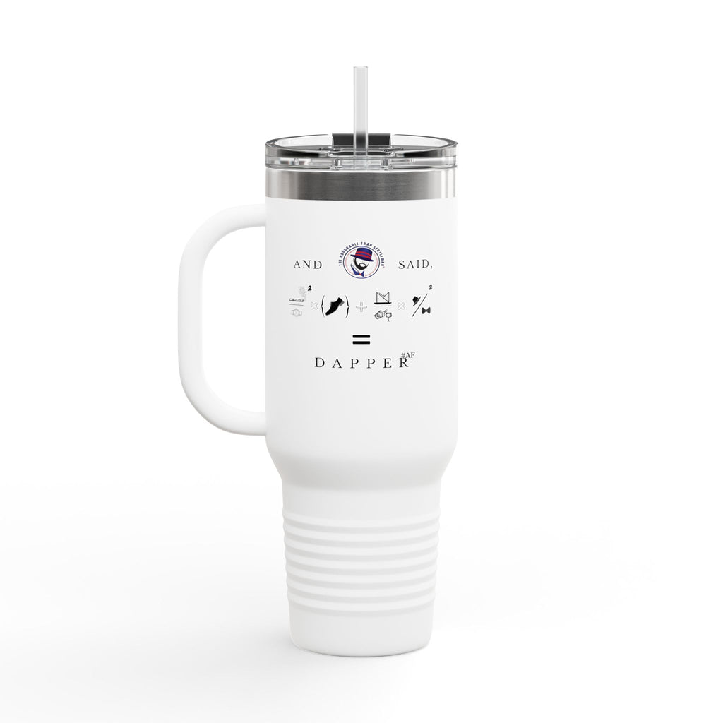 House of Dappierre Everyday Collection Insulated Travel Mug, 40oz, Perfect Gift for Coffee Lovers, Wedding Favors, Road Trips