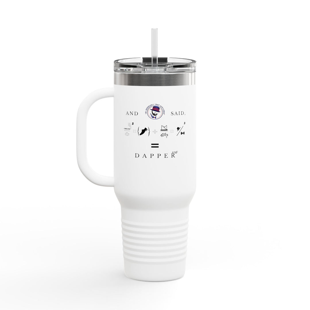 House of Dappierre Everyday Collection Insulated Travel Mug, 40oz, Perfect Gift for Coffee Lovers, Wedding Favors, Road Trips