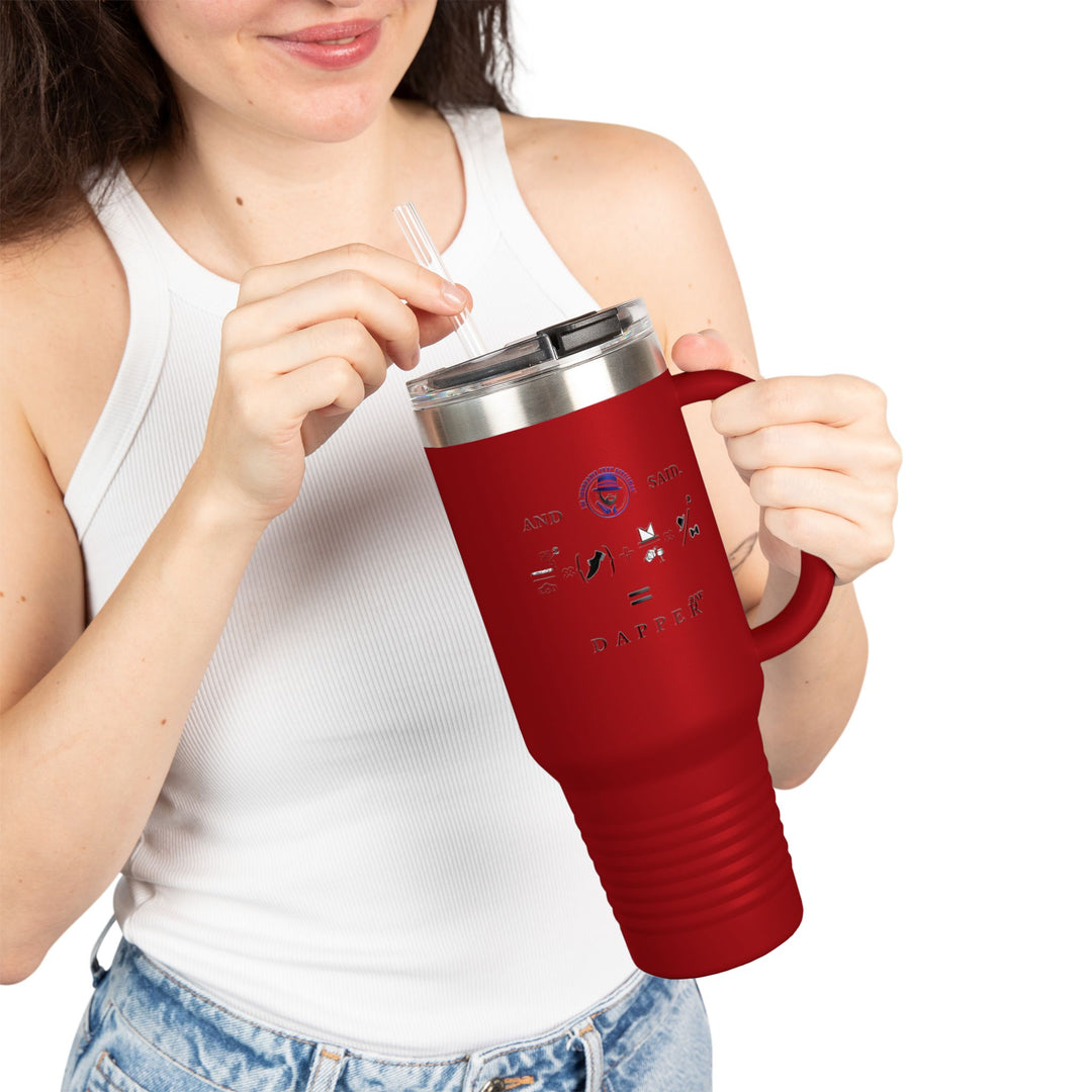 House of Dappierre Everyday Collection Insulated Travel Mug, 40oz, Perfect Gift for Coffee Lovers, Wedding Favors, Road Trips