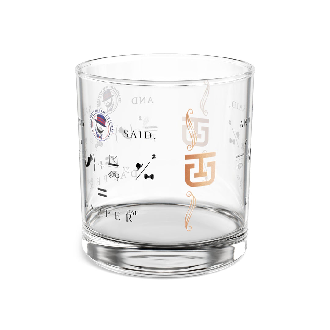House of Dappierre EVERYDAY Collection Dapper Rocks Glass | 10oz | Perfect Gift for Whiskey Lovers
