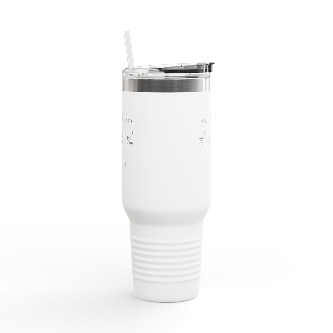 House of Dappierre Everyday Collection Insulated Travel Mug, 40oz, Perfect Gift for Coffee Lovers, Wedding Favors, Road Trips