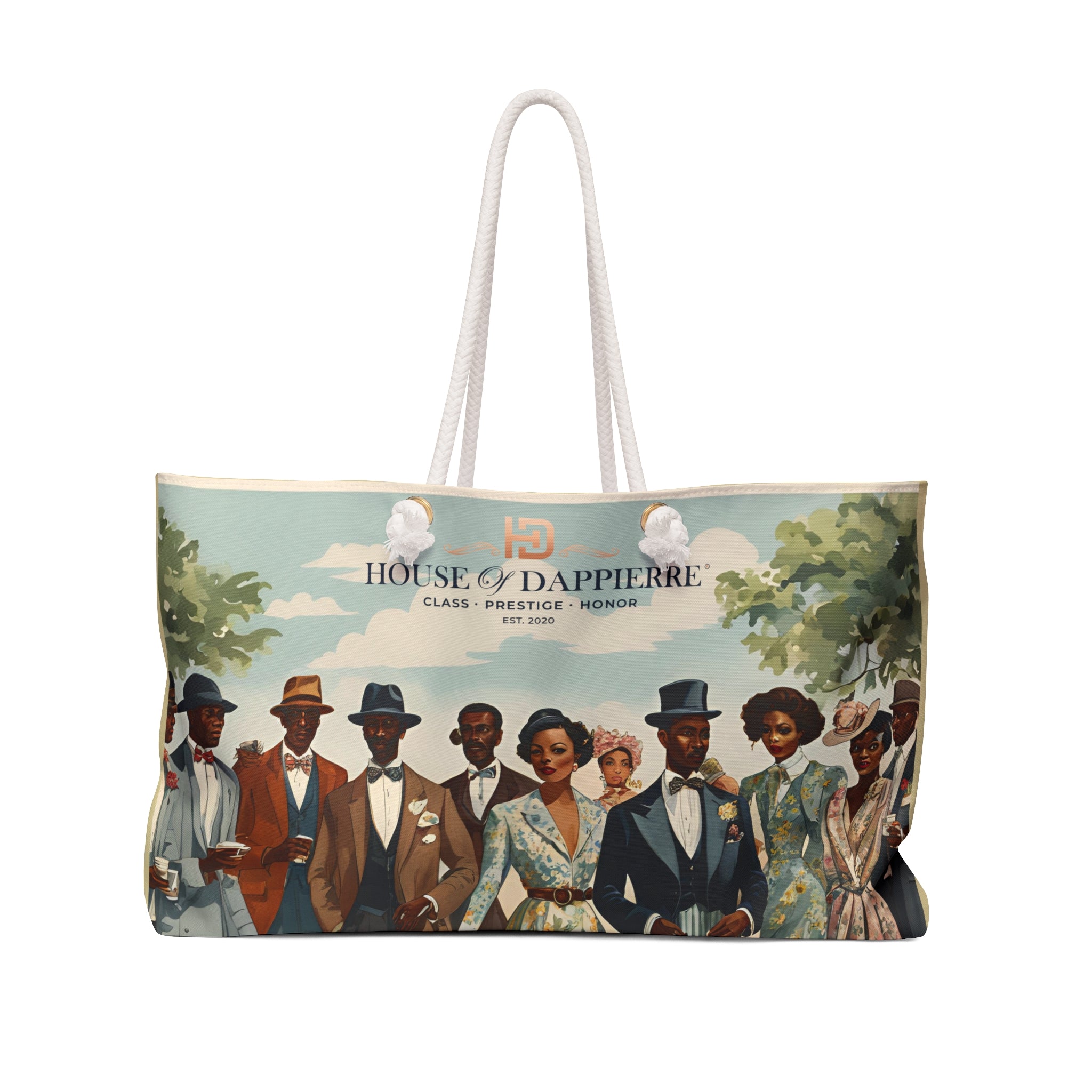 House of Dapierre Melanin Vintage Weekender Bag