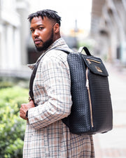 Black Travel Backpack | Large Travel Backpack | House of Dappierre