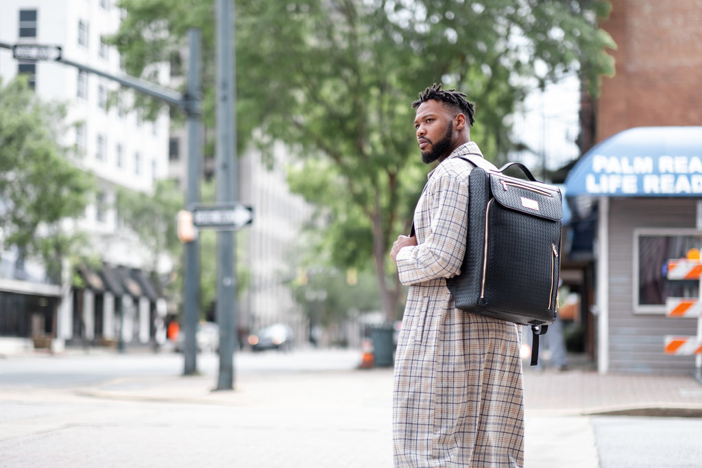 Black Travel Backpack | Large Travel Backpack | House of Dappierre