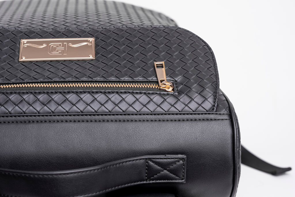 Black Travel Backpack | Large Travel Backpack | House of Dappierre
