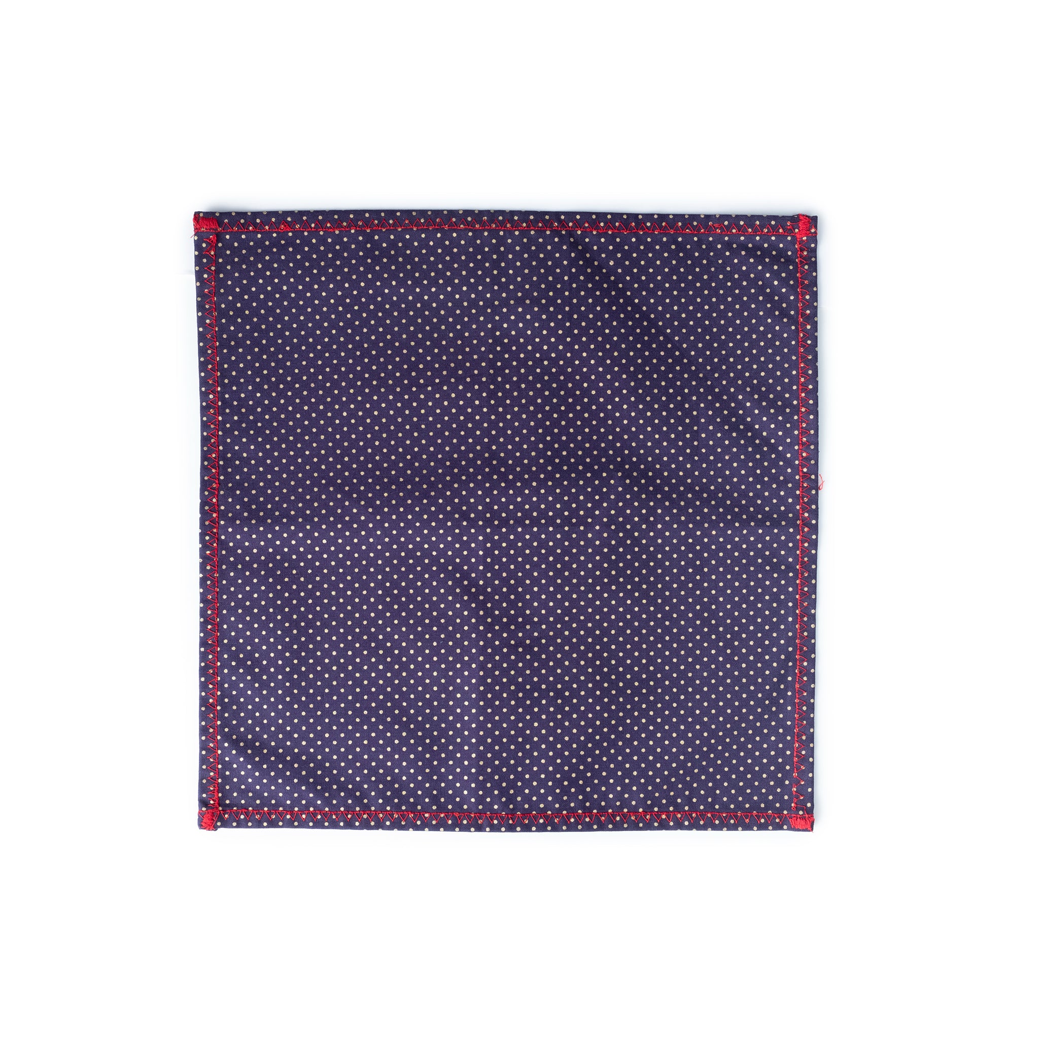 Dotted Pocket Square | Dotted Navy Pocket Square | House of Dappierre