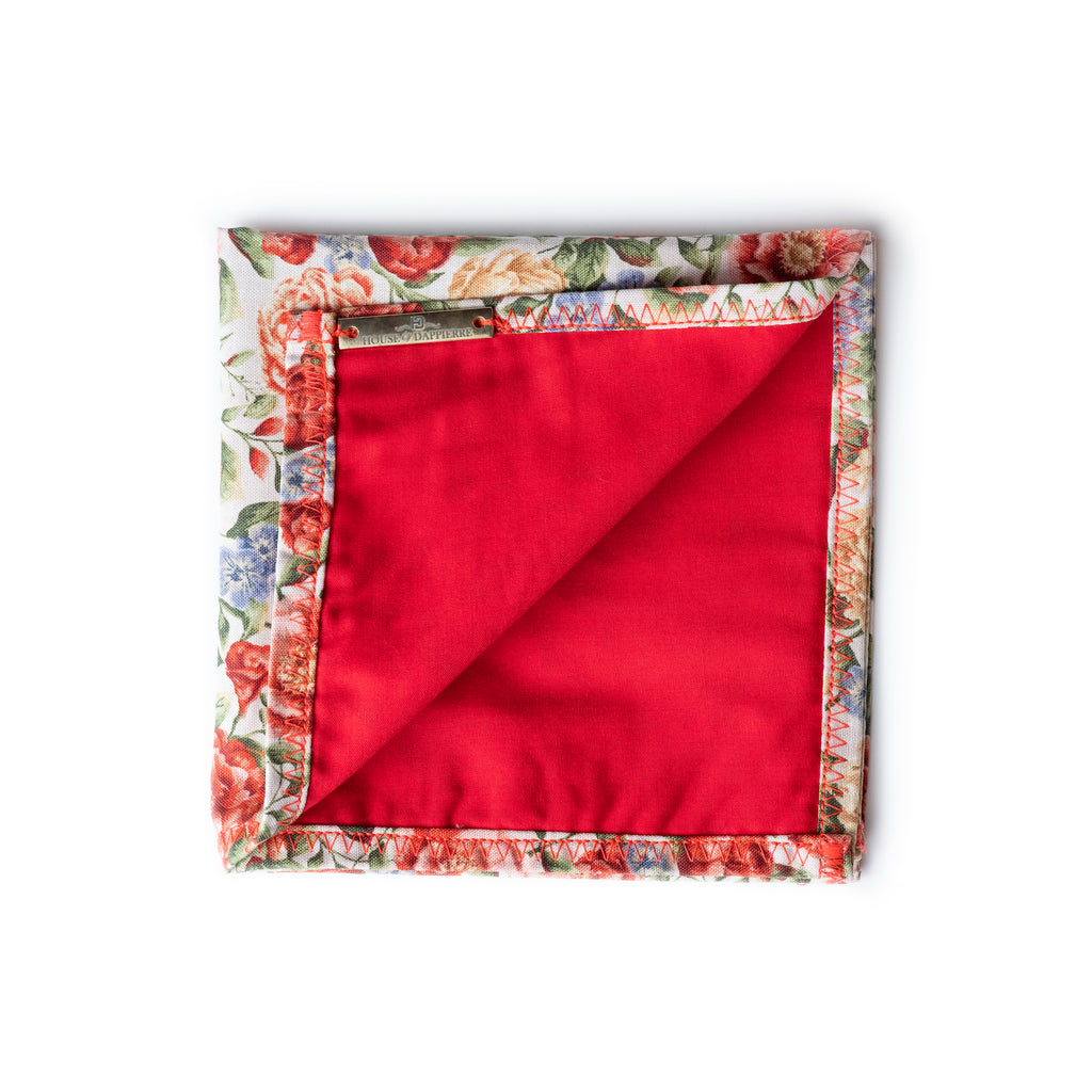 Flower Print Pocket Square | Cute Pocket Square | House of Dappierre