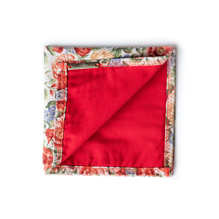 Flower Print Pocket Square | Cute Pocket Square | House of Dappierre