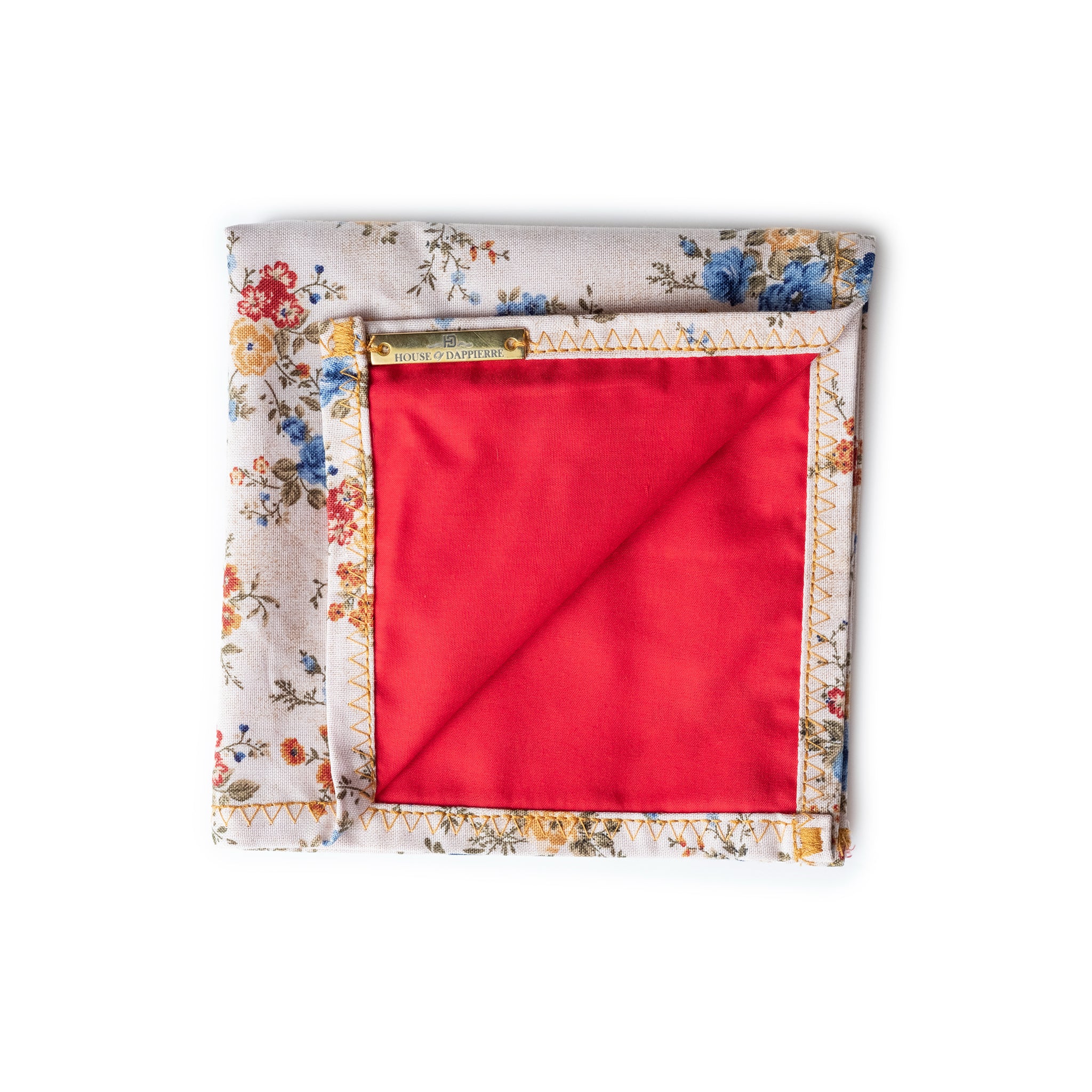 Flowers Pattern Pocket Square | Pocket Square | House of Dappierre