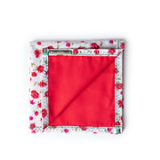 Rose Print Pocket Square | Rose Pocket Square | House of Dappierre