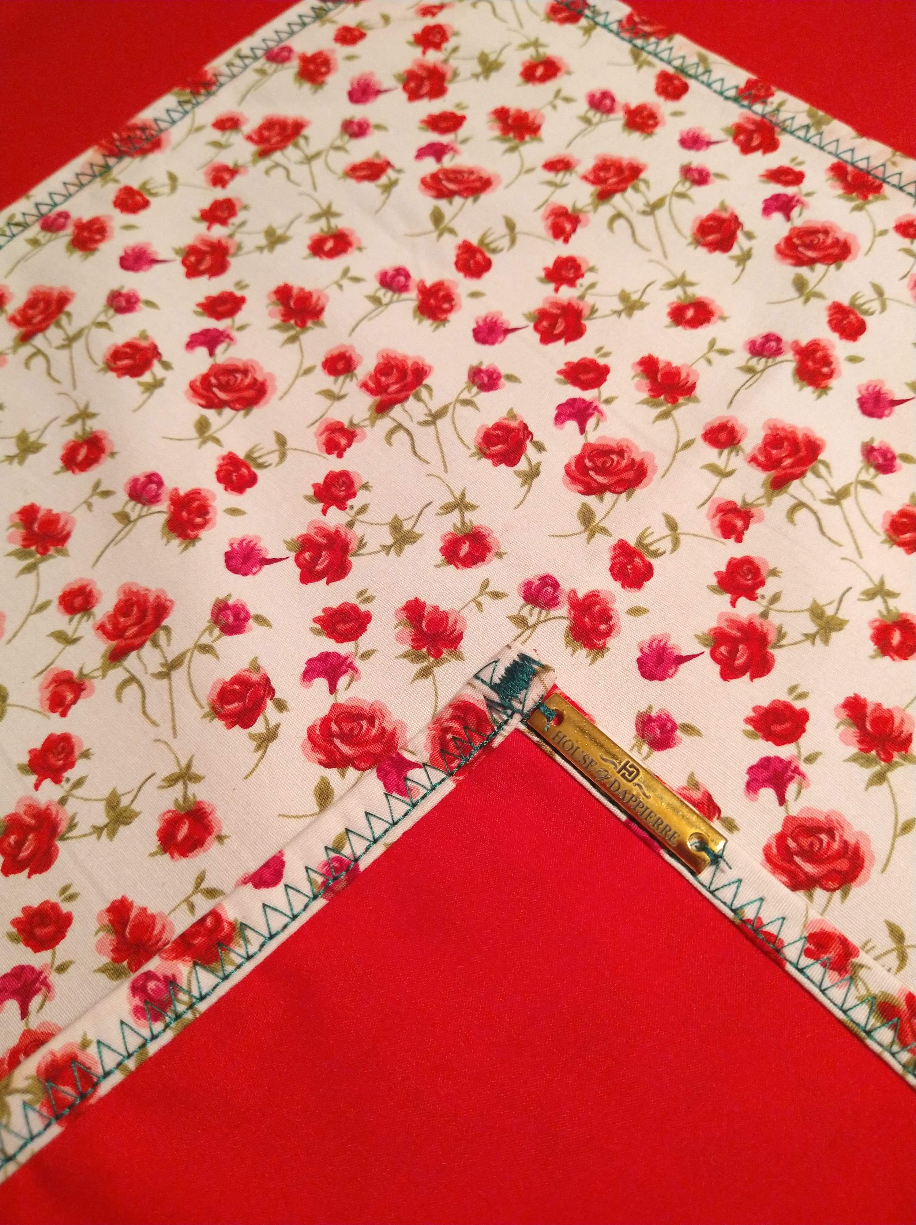 Rose Print Pocket Square | Rose Pocket Square | House of Dappierre