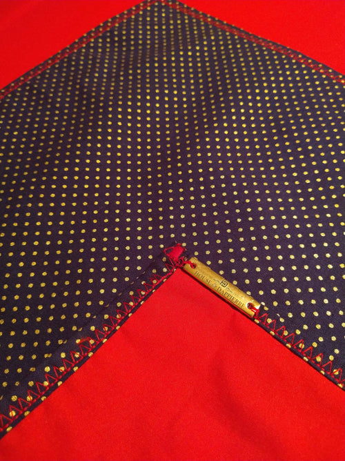 Dotted Pocket Square | Dotted Navy Pocket Square | House of Dappierre