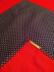 Dotted Pocket Square | Dotted Navy Pocket Square | House of Dappierre